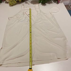 Anthropologie deep V back camisole